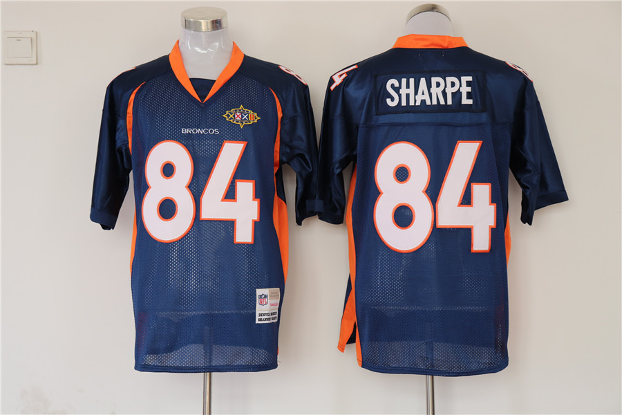 Men's Denver Broncos Shannon Sharpe Mitchell & Ness Navy Legacy Jersey